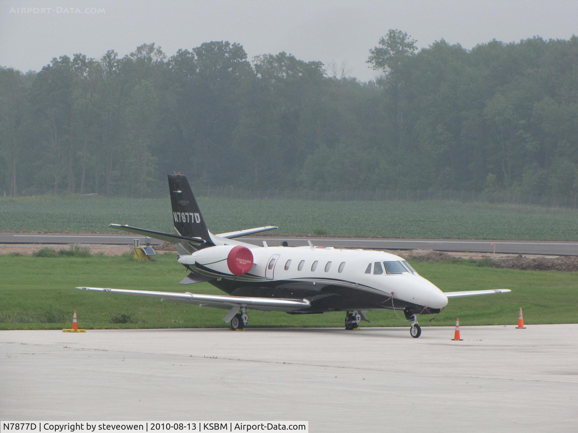 N7877D, 2009 Cessna 560 Citation XLS+ C/N 560-6017, Taken During the PGA Tour @KSBM WI USA