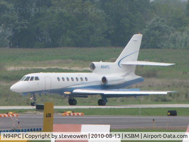 N94PC, 1996 Dassault Mystere Falcon 50 C/N 254, Landing @ KSBM during PGA Tour