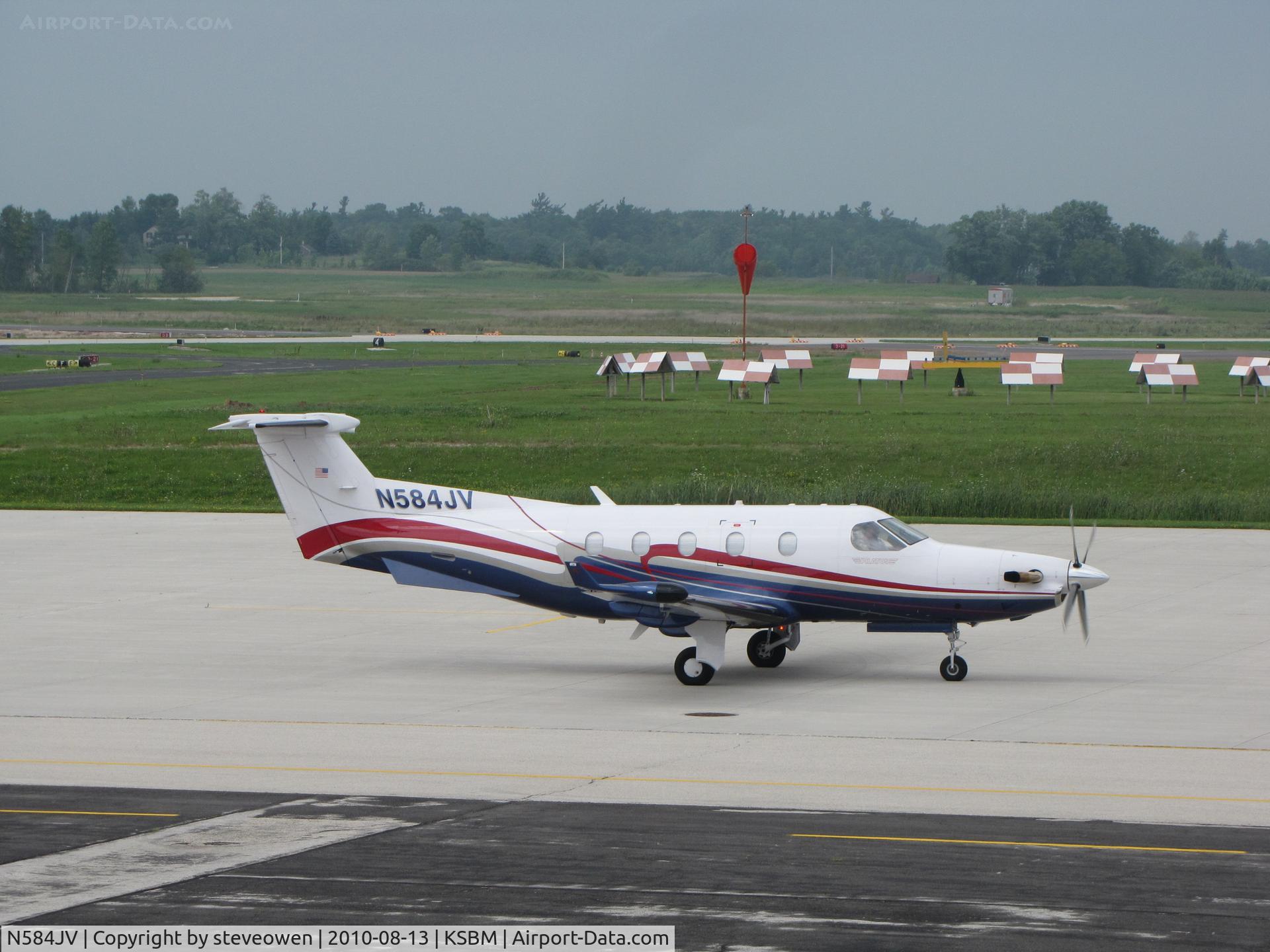 N584JV, 2004 Pilatus PC-12/45 C/N 584, @KSBM during the PGA Tour