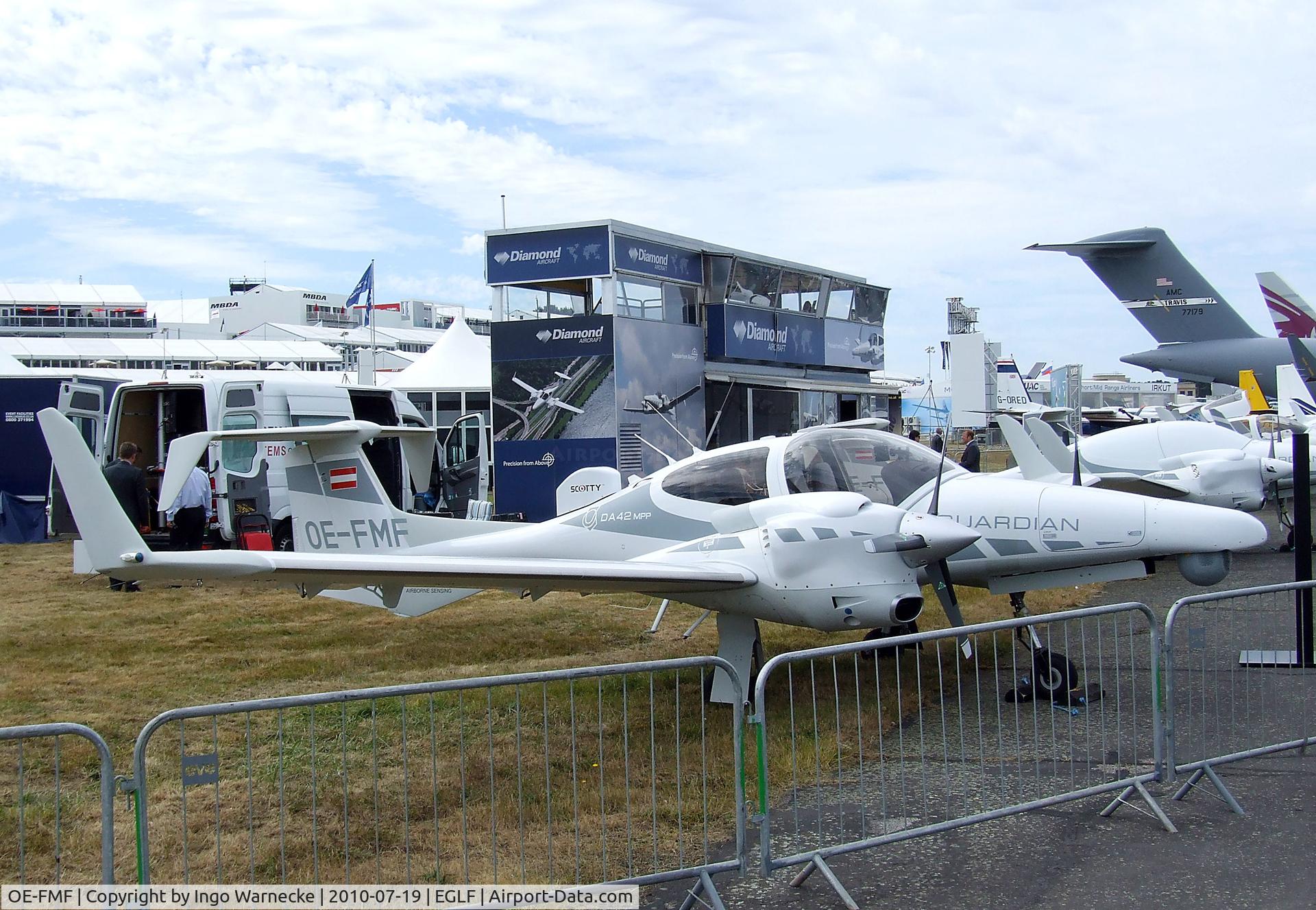 OE-FMF, Diamond DA-42 MPP Guardian Twin Star C/N 42.MN002, Diamond DA-42MNG Guardian at Farnborough International 2010