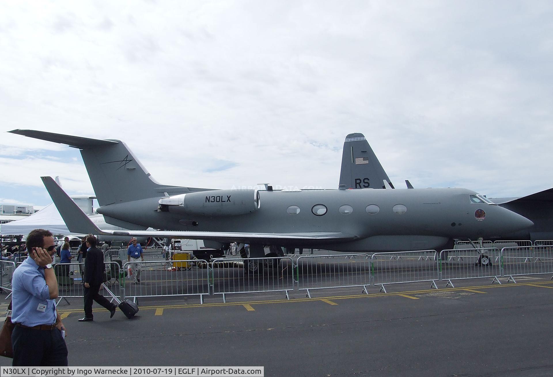 N30LX, 1984 Gulfstream Aerospace G-1159A Gulfstream III C/N 438, Gulfstream G-1159A / Lockheed Martin Dragon Star at Farnborough International 2010