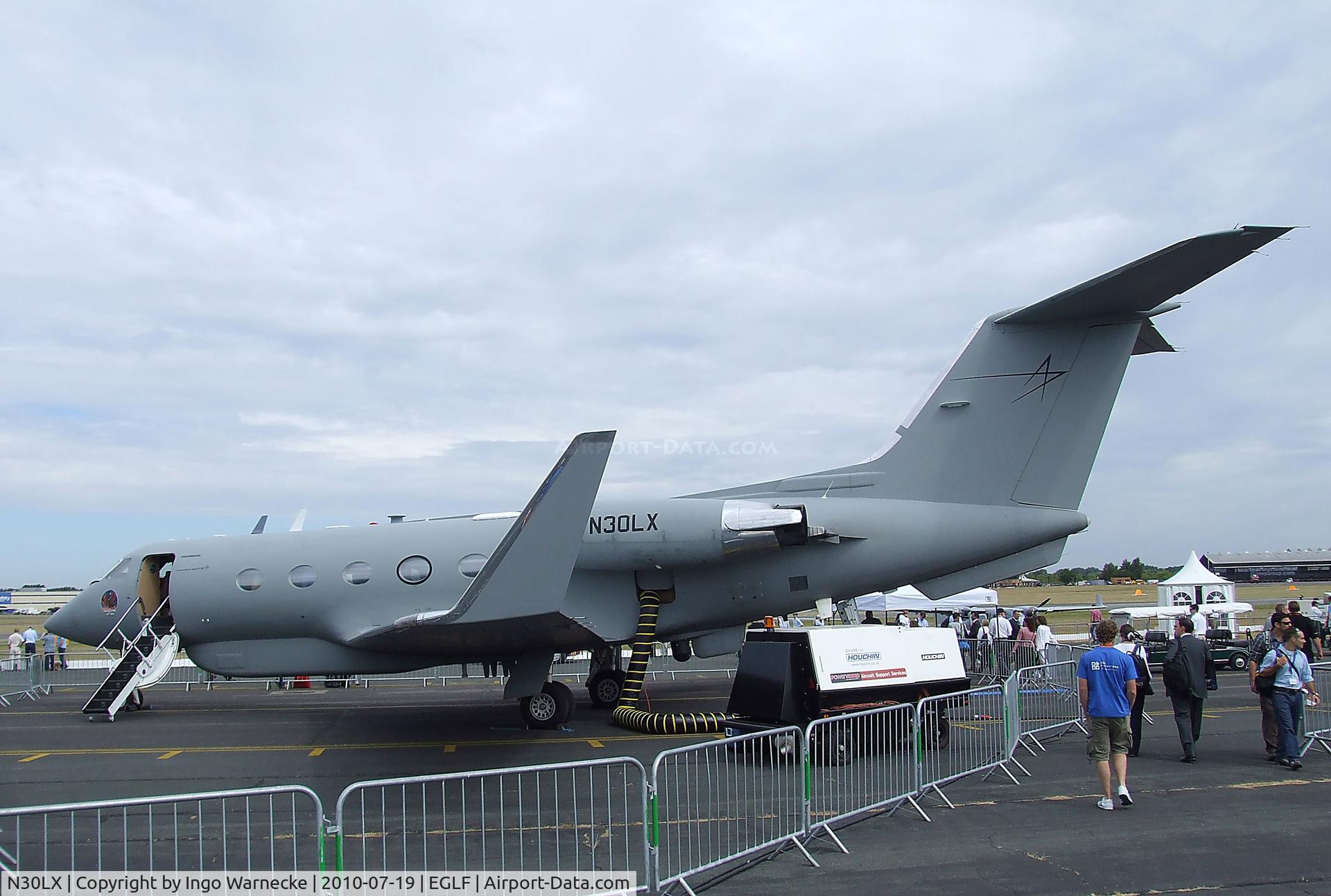 N30LX, 1984 Gulfstream Aerospace G-1159A Gulfstream III C/N 438, Gulfstream G-1159A / Lockheed Martin Dragon Star at Farnborough International 2010