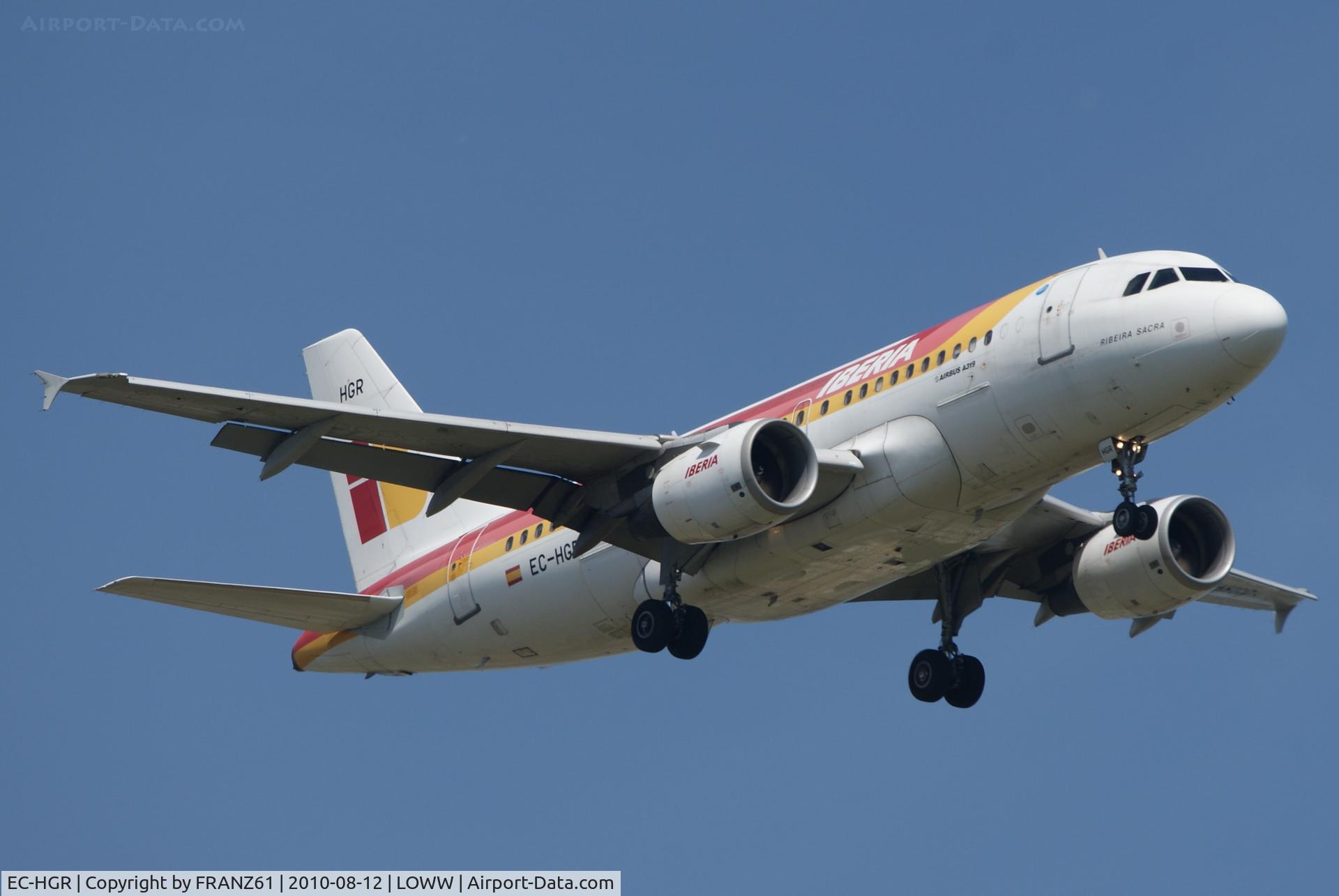 EC-HGR, 1999 Airbus A319-111 C/N 1154, Iberia