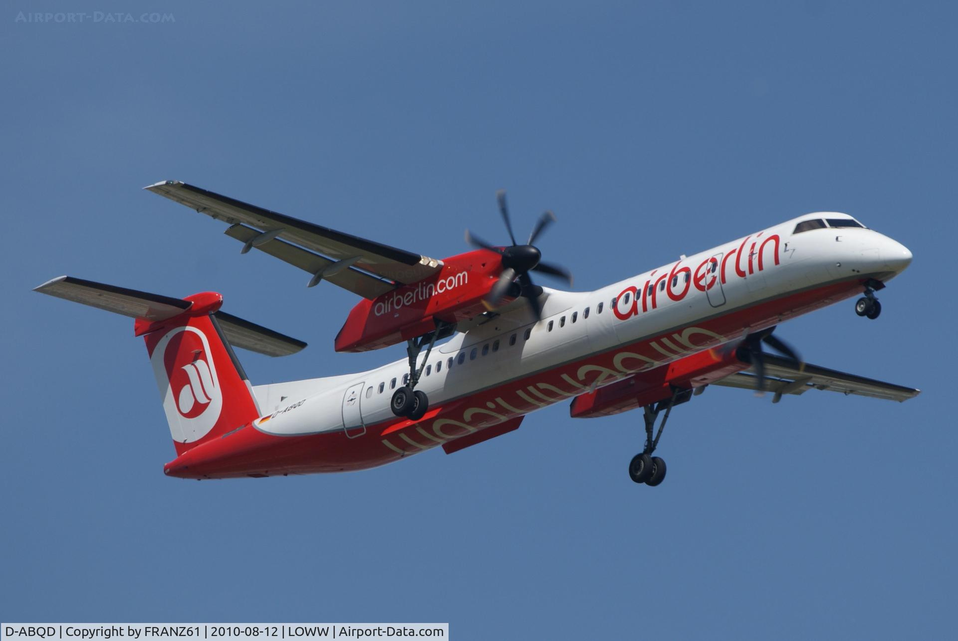 D-ABQD, 2009 De Havilland Canada DHC-8-402Q Dash 8 C/N 4234, Air Berlin