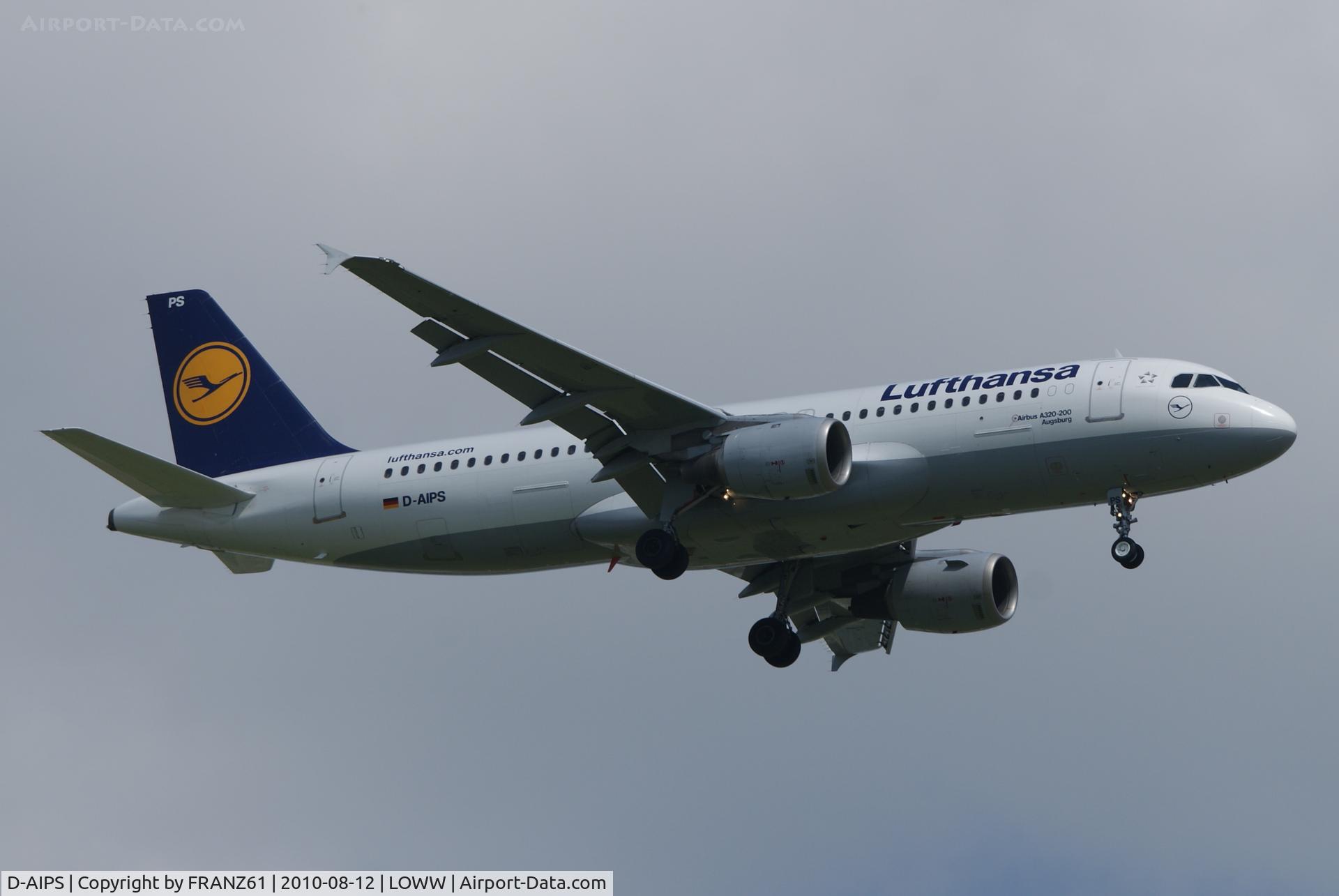 D-AIPS, 1990 Airbus A320-211 C/N 0116, Lufthansa