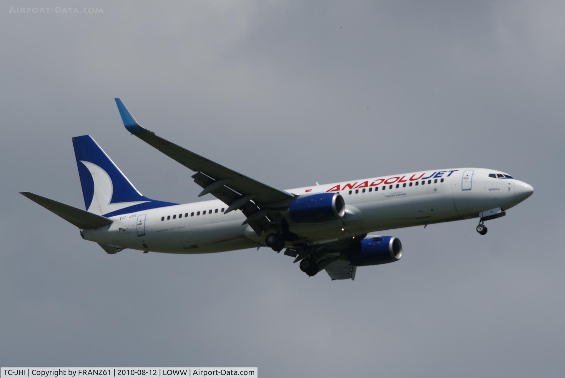 TC-JHI, 2007 Boeing 737-8FH C/N 35092, AnadoluJet