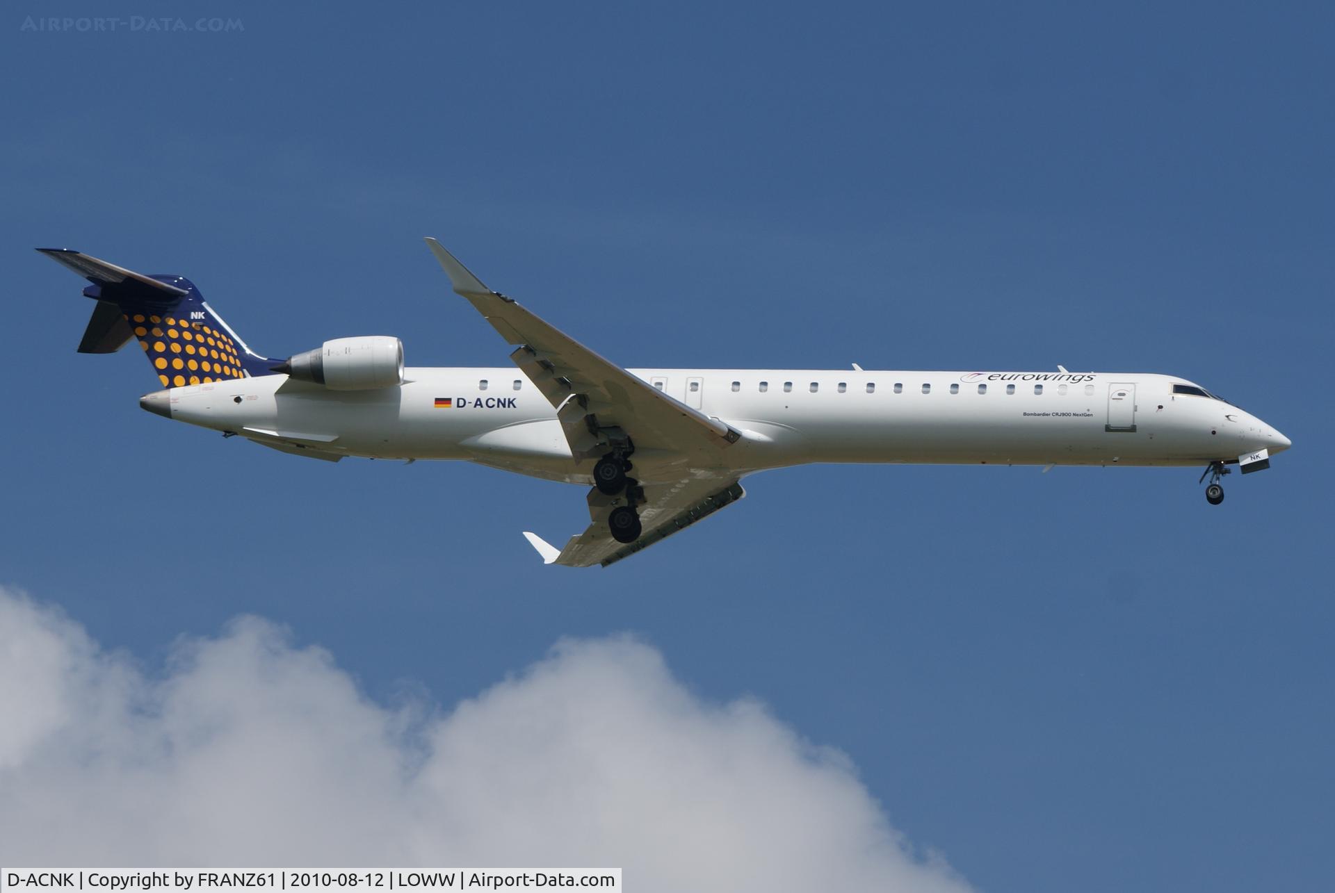 D-ACNK, 2010 Bombardier CRJ-900LR (CL-600-2D24) C/N 15251, Eurowings