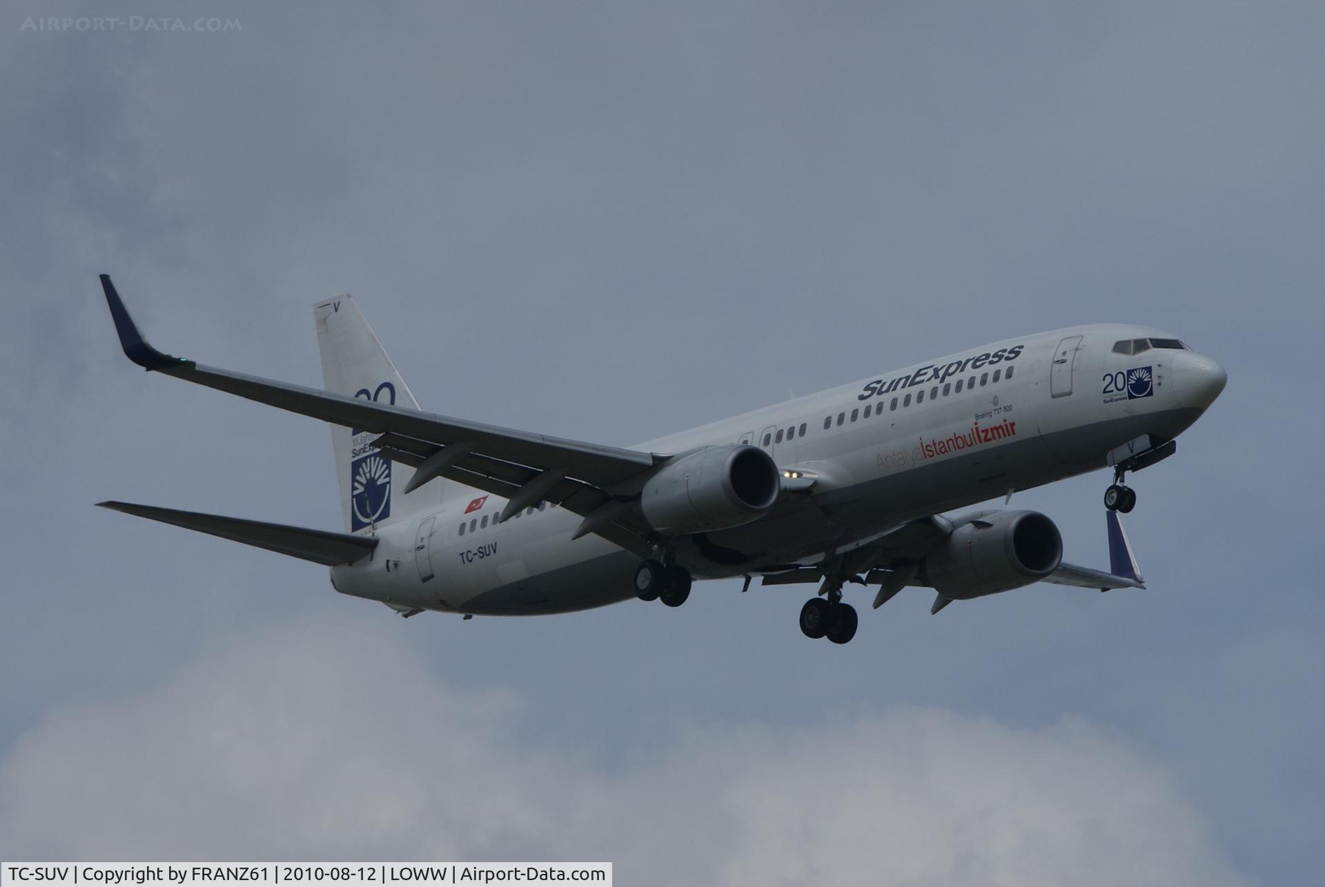TC-SUV, 2001 Boeing 737-86N C/N 30807, Sun Express
