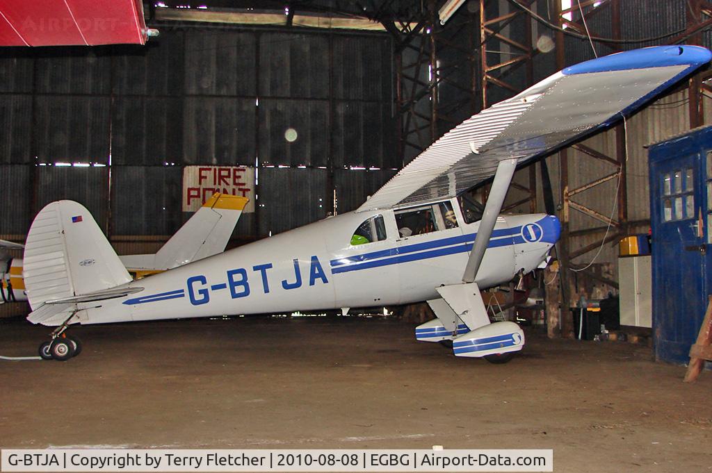 G-BTJA, 1947 Luscombe 8E Silvaire C/N 5037, 1947 Luscombe Airplane Corporation LUSCOMBE 8E, c/n: 5037 at Leicester