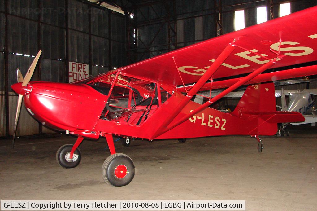 G-LESZ, 2003 Skystar Kitfox Series 5 C/N PFA 172C-12822, 2003 James La SKYSTAR KITFOX MK5, c/n: PFA 172C-12822 hangared at Leicester