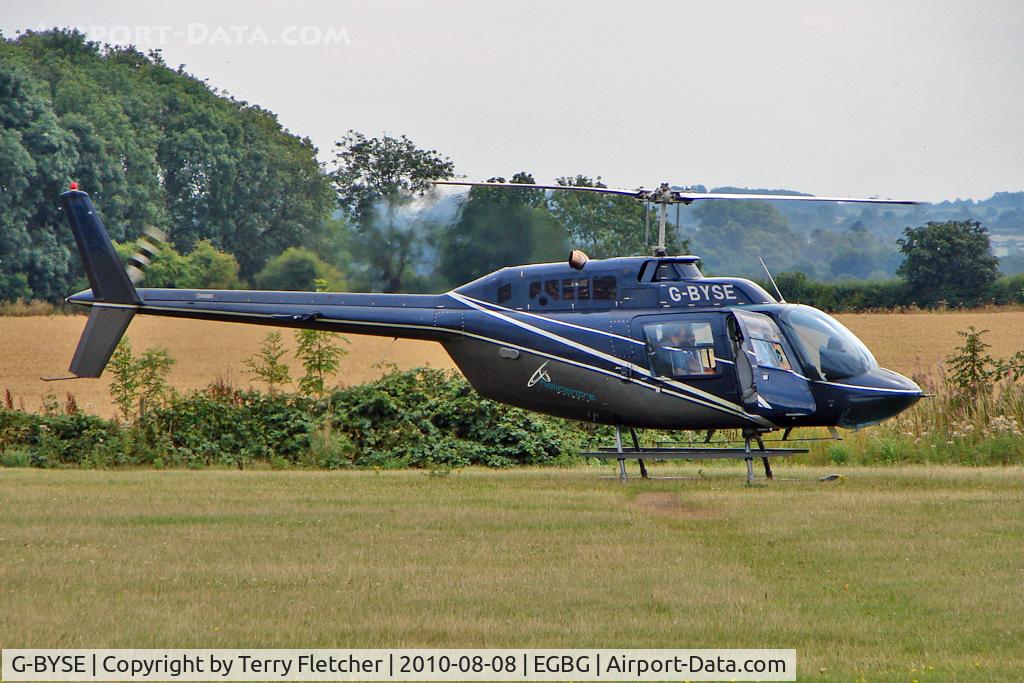 G-BYSE, 1978 Agusta-Bell 206B JetRanger II C/N 8553, 1978 Costruzioni Aeronautiche Giovanni Agusta Spa AGUSTA BELL 206B, c/n: 8553 at Leicester