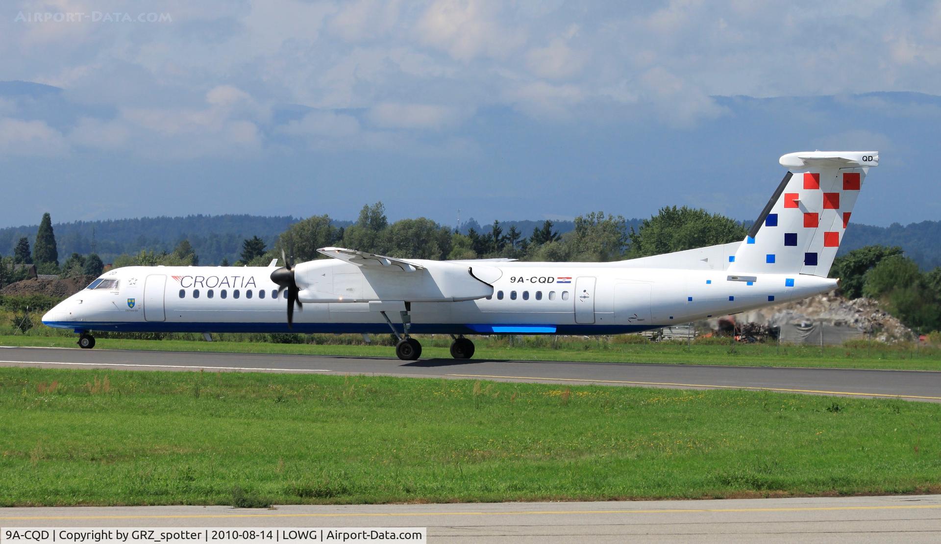 9A-CQD, 2009 De Havilland Canada DHC-8-402Q Dash 8 C/N 4260, ...