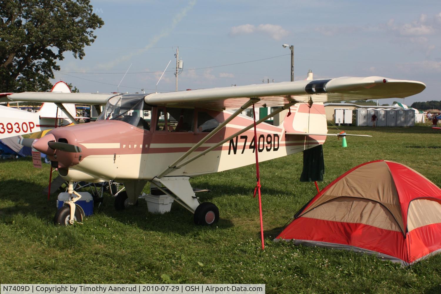 N7409D, 1957 Piper PA-22-150 C/N 22-5170, 1957 Piper PA-22-150, c/n: 22-5170