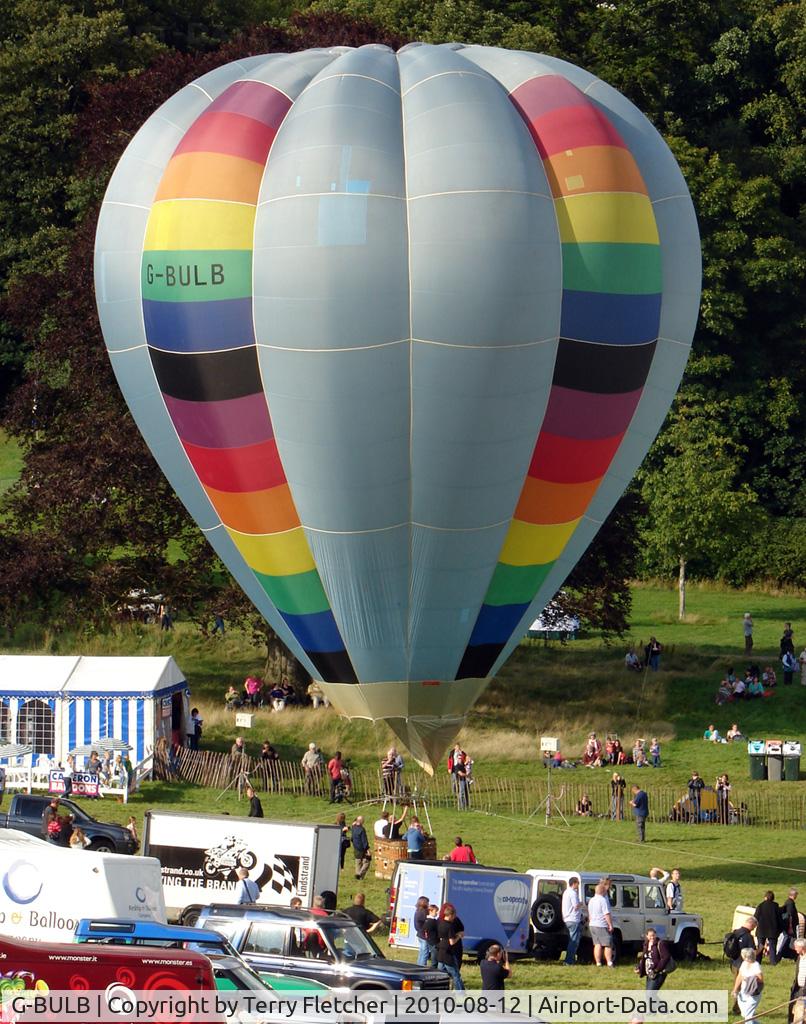 G-BULB, 1992 Thunder & Colt Ax7-77 C/N 1968, 1992 Thunder And Colt Ltd THUNDER AX7-77, c/n: 1968 at 2010 Bristol Balloon Fiesta