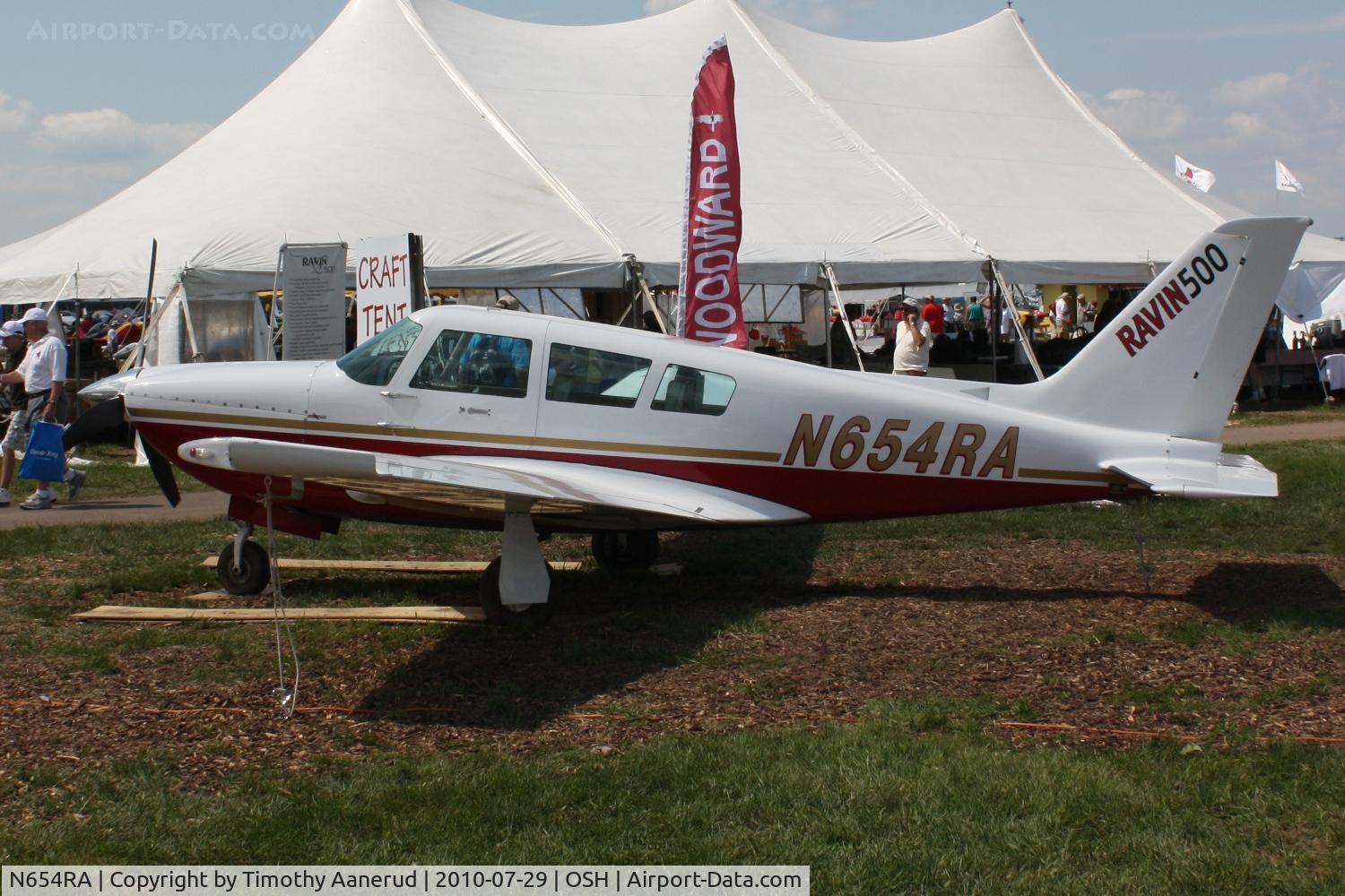 N654RA, 2005 Ravin Aircraft USA Ravin 500 C/N 0505009, 2005 Ravin Aircraft Usa RAVIN 500, c/n: 0505009.  It looks like a PA-24 but it's 100 mph faster