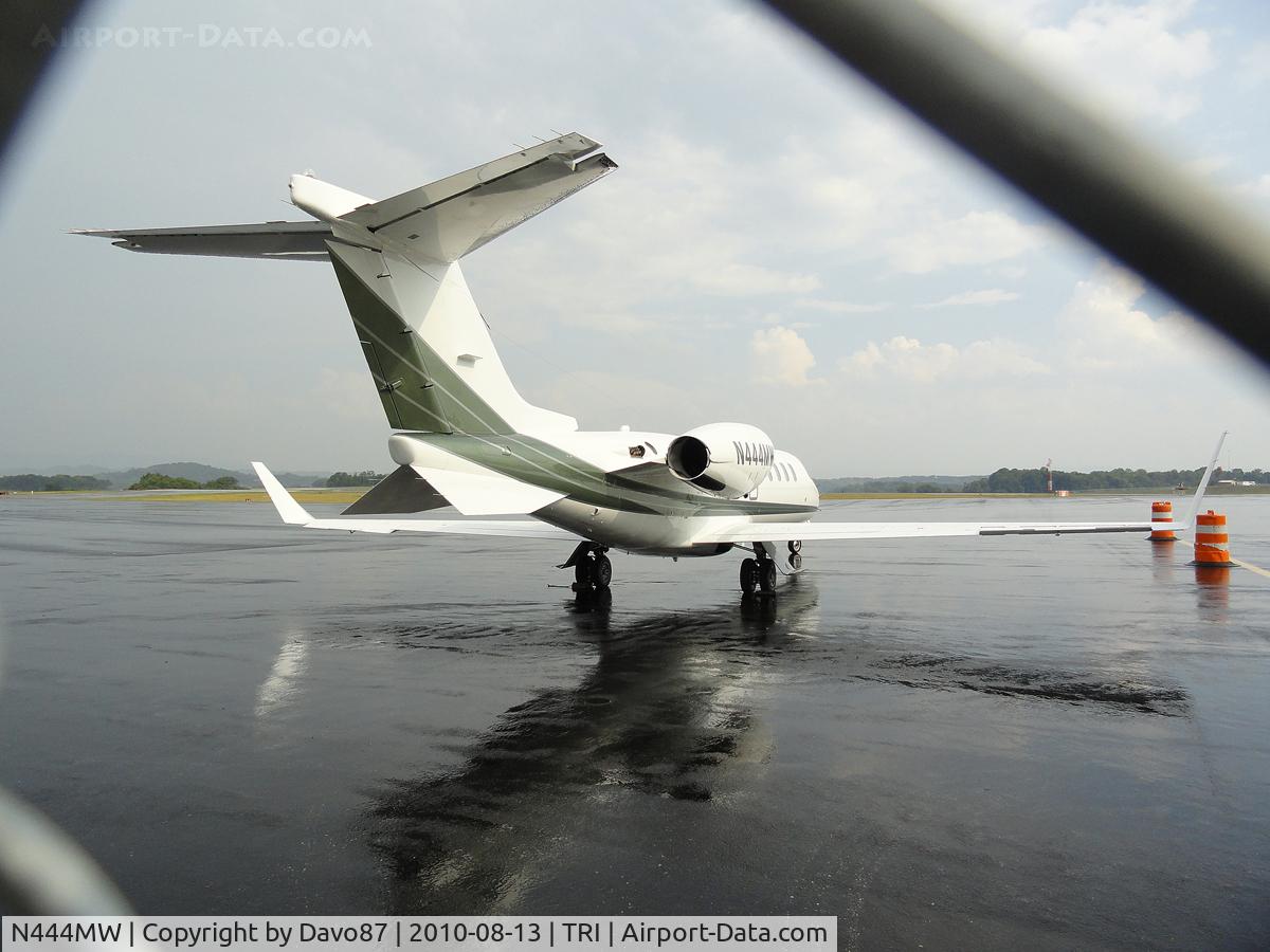 N444MW, 2000 Learjet Inc 45 C/N 131, Photo taken thru a fence at Tri-Cities Airport after a rain shower.