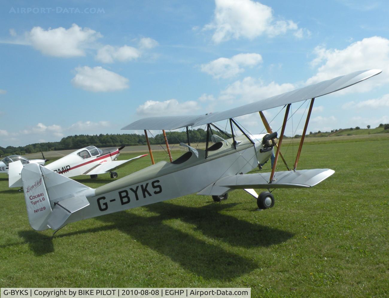 G-BYKS, 1952 Leopoldoff L-6 Colibri C/N 129, LEOPOLDOFF AT POPHAM AUSTER FLY-IN