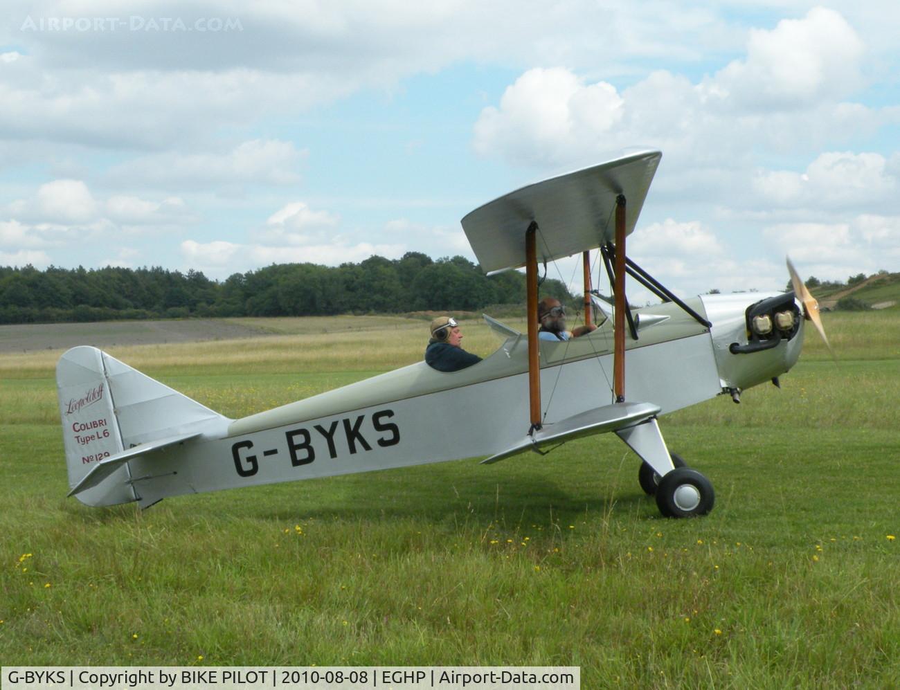 G-BYKS, 1952 Leopoldoff L-6 Colibri C/N 129, LEOPOLDOFF AT POPHAM AUSTER FLY-IN