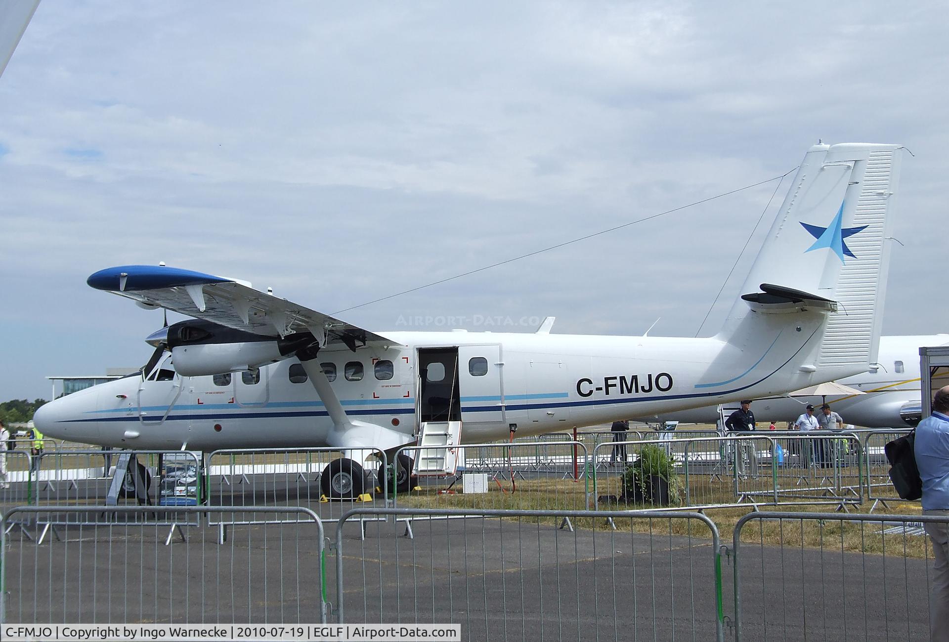 C-FMJO, 2010 Viking DHC-6-400 Twin Otter C/N 845, Viking Air (De Havilland Canada) DHC-6-400 Twin Otter at Farnborough International 2010