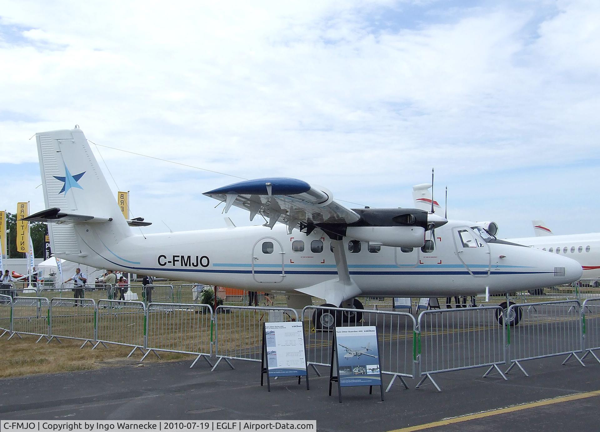 C-FMJO, 2010 Viking DHC-6-400 Twin Otter C/N 845, Viking Air (De Havilland Canada) DHC-6-400 Twin Otter at Farnborough International 2010