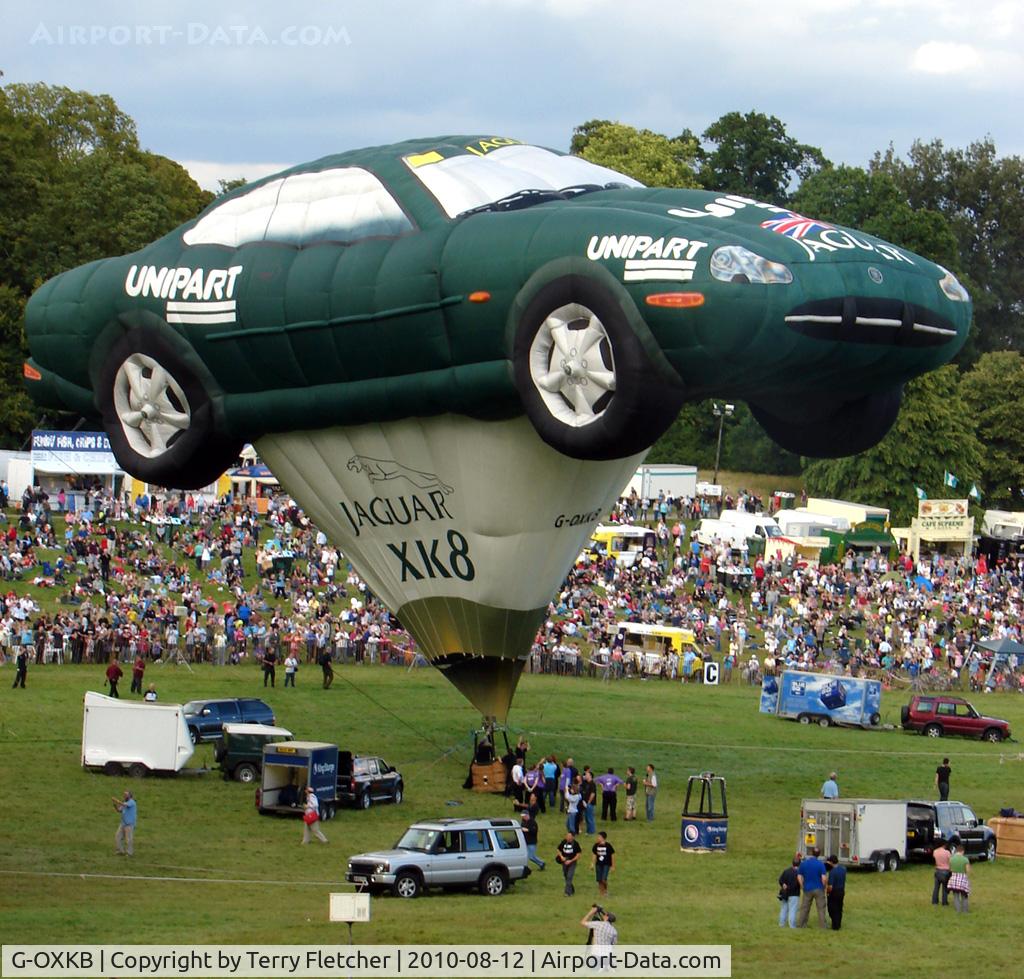 G-OXKB, 1996 Cameron Balloons Sports Car-110 C/N 3941, 1996 Cameron Balloons Ltd CAMERON SPORTS CAR-110, c/n: 3941 at the 2010 Bristol Balloon Fiesta