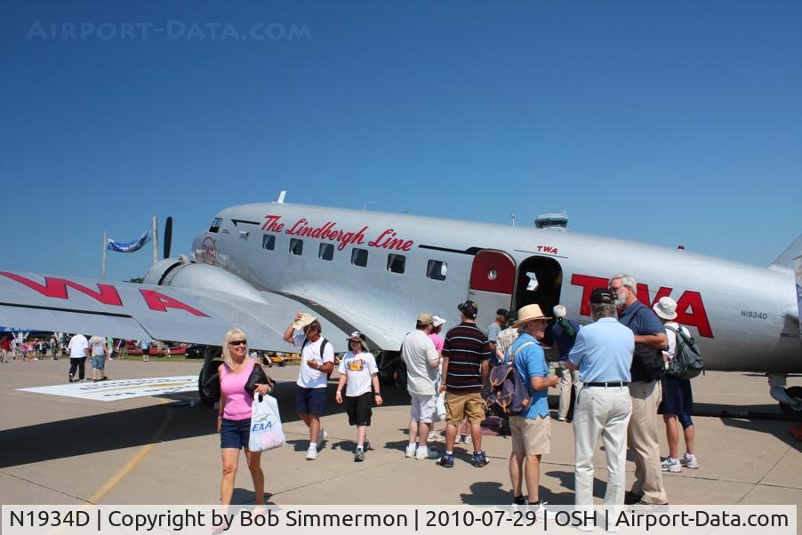 N1934D, 1935 Douglas DC-2-118B C/N 1368, Airventure 2010 - Oshkosh, Wisconsin