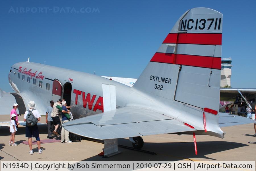 N1934D, 1935 Douglas DC-2-118B C/N 1368, Airventure 2010 - Oshkosh, Wisconsin
