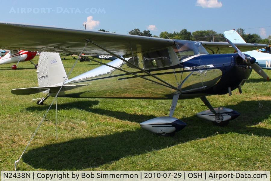 N2438N, 1947 Cessna 140 C/N 12691, Airventure 2010 - Oshkosh, Wisconsin