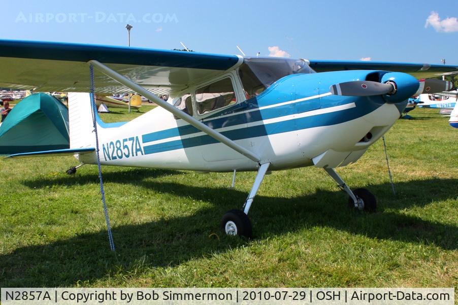 N2857A, 1953 Cessna 180 C/N 30057, Airventure 2010 - Oshkosh, Wisconsin