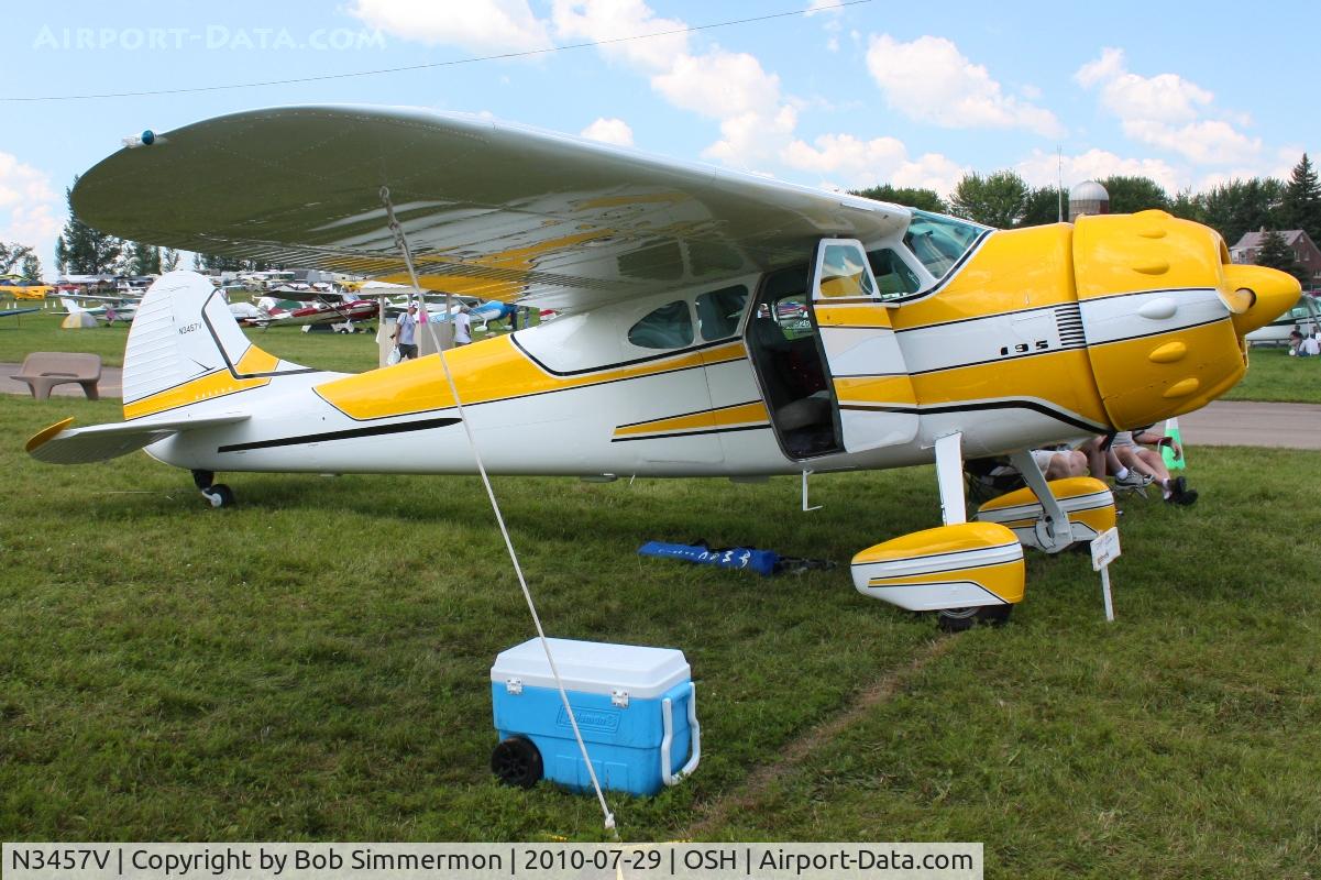 N3457V, 1948 Cessna 195 C/N 7154, Airventure 2010 - Oshkosh, Wisconsin