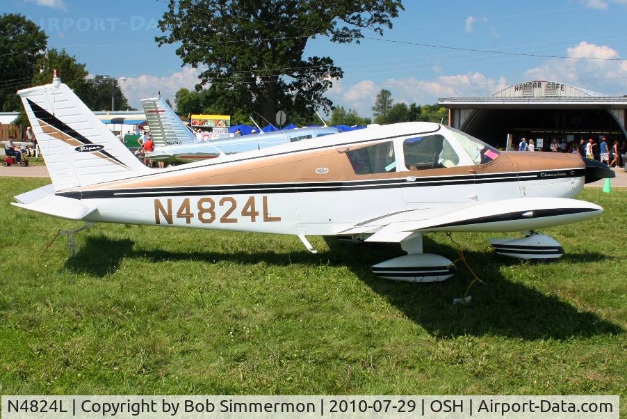 N4824L, 1967 Piper PA-28-180 C/N 28-4166, Airventure 2010 - Oshkosh, Wisconsin
