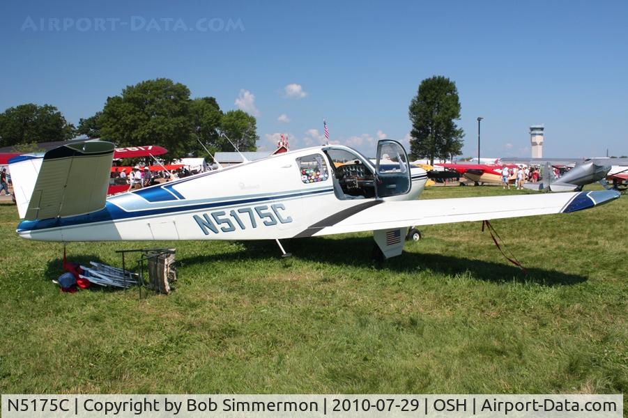N5175C, 1950 Beech B35 C/N D-2400, Airventure 2010 - Oshkosh, Wisconsin