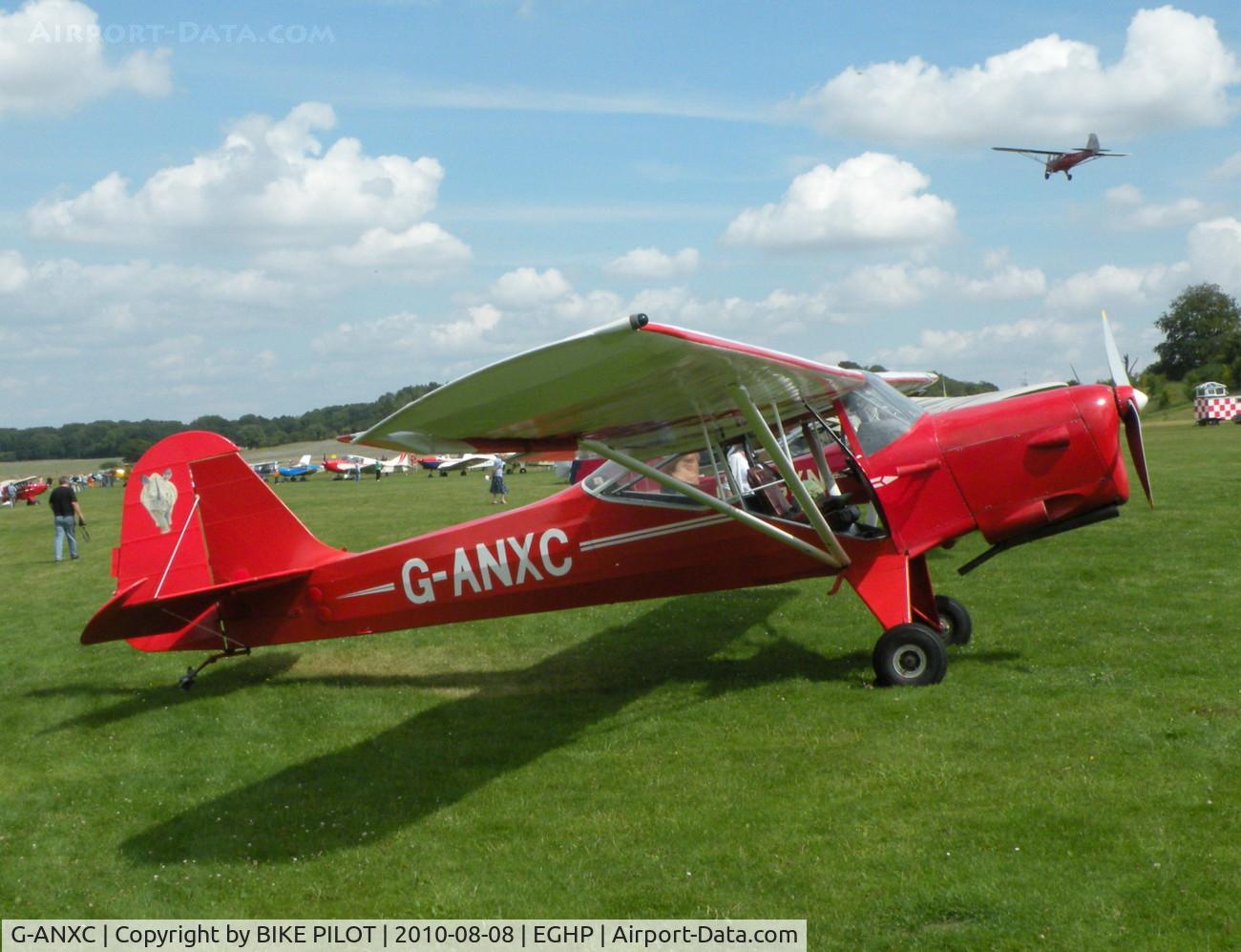 G-ANXC, 1953 Auster J-5R Alpine C/N 3135, POPHAM AUSTER FLY-IN 2010-08-08.