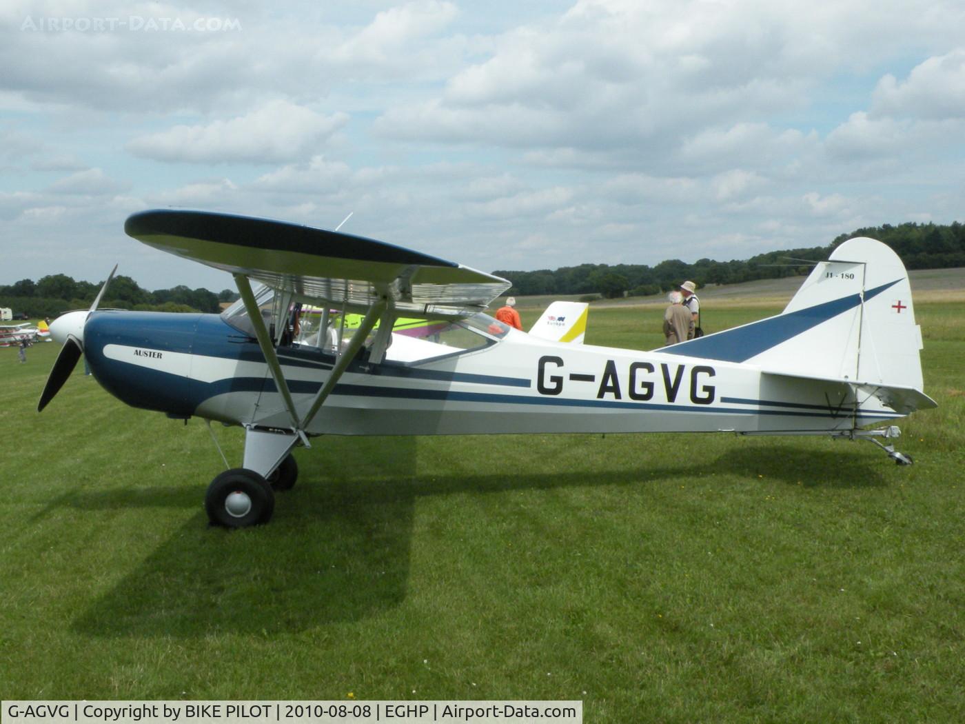 G-AGVG, 1945 Auster J-1 Autocrat C/N 1858, POPHAM AUSTER FLY-IN 2010-08-08.