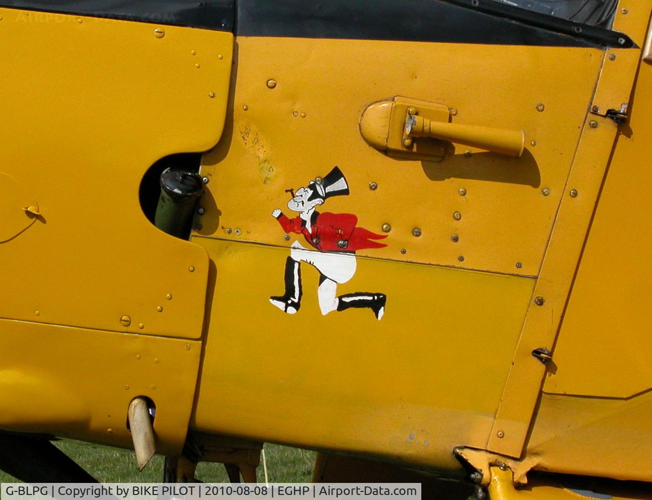 G-BLPG, 1959 Auster J-1N Alpha C/N 3395, Captain A.R.P. Reilly-Foull from the Daily Mirror cartoon strip  