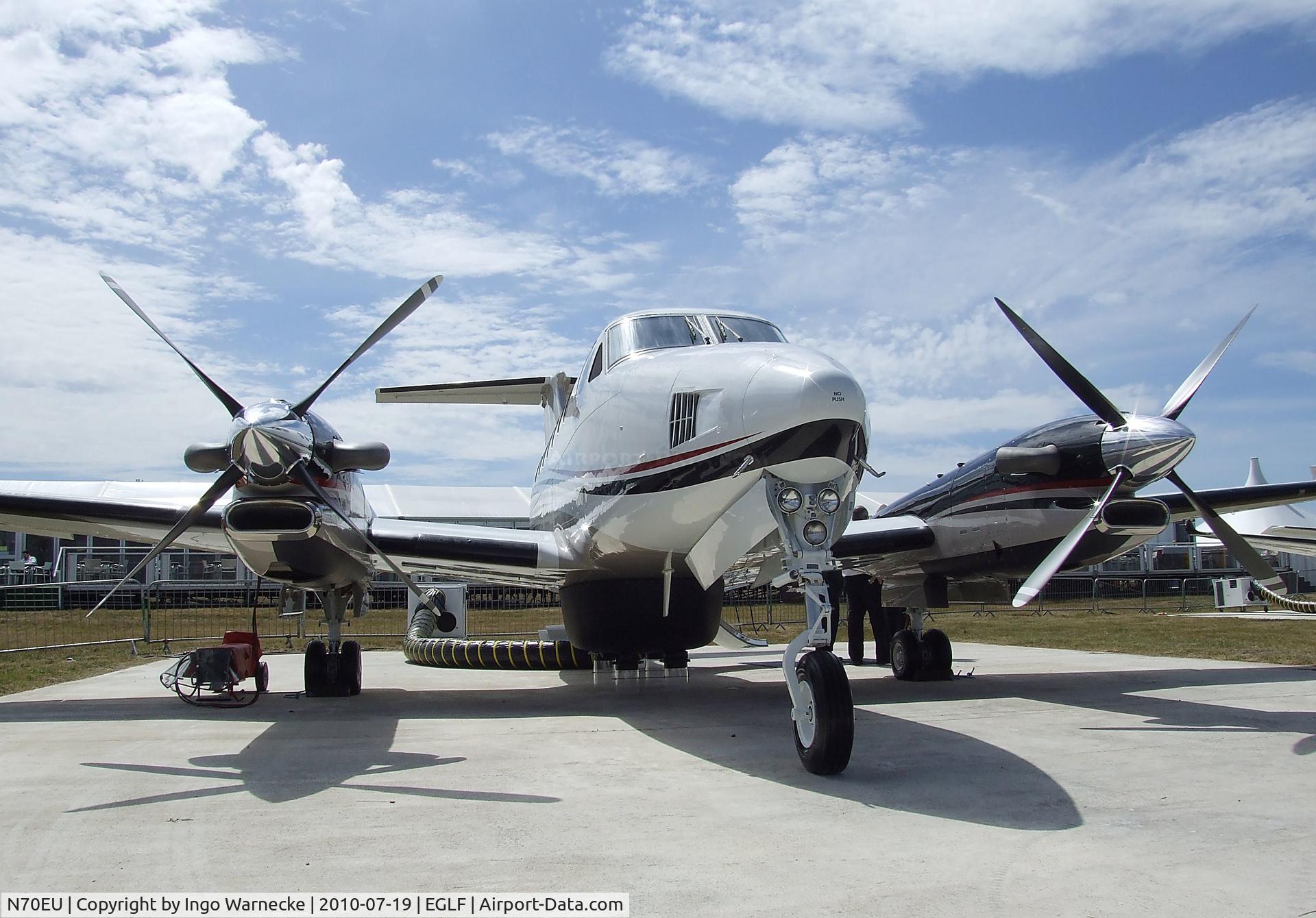 N70EU, Hawker Beechcraft 350 King Air (B300) C/N FL-700, Beechcraft B300 King Air 350i - with an underfuselage 'radome