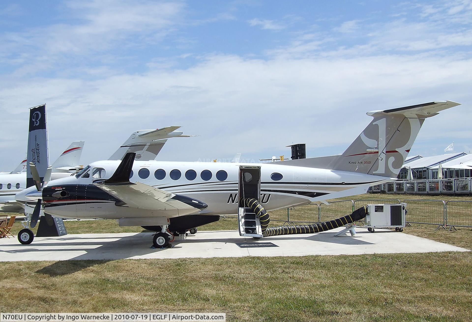 N70EU, Hawker Beechcraft 350 King Air (B300) C/N FL-700, Beechcraft B300 King Air 350i - with an underfuselage 'radome