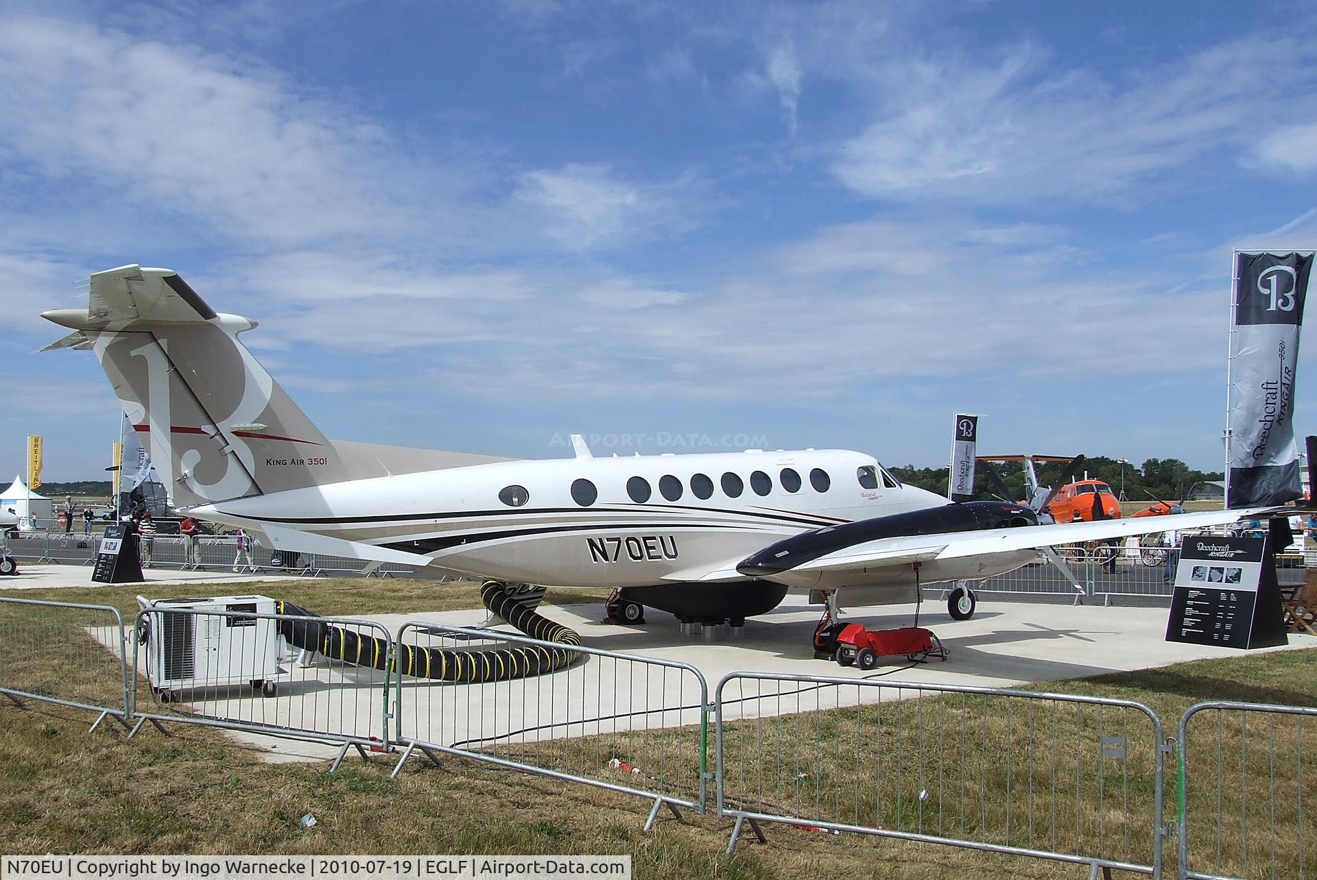 N70EU, Hawker Beechcraft 350 King Air (B300) C/N FL-700, Beechcraft B300 King Air 350i - with an underfuselage 'radome
