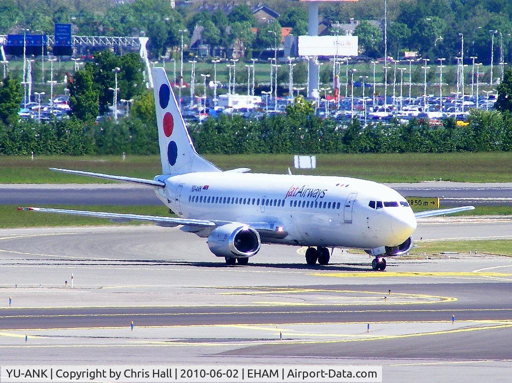YU-ANK, 1986 Boeing 737-3H9 C/N 23715/1310, JAT Airways