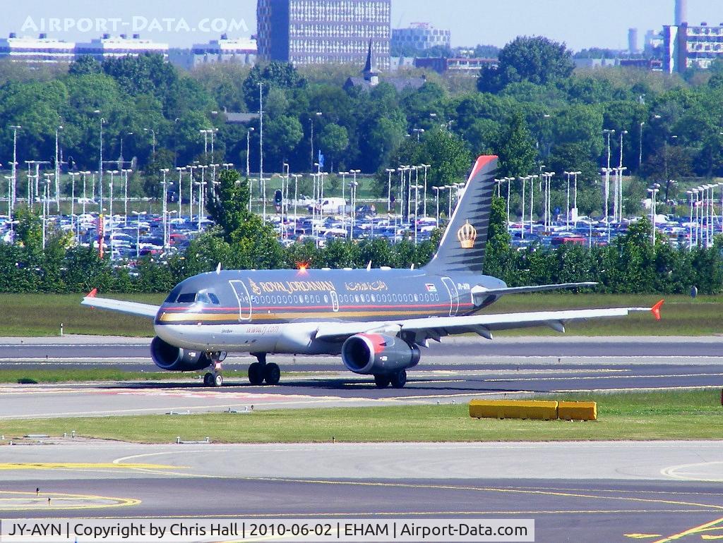 JY-AYN, 2009 Airbus A319-132 C/N 3803, Royal Jordanian