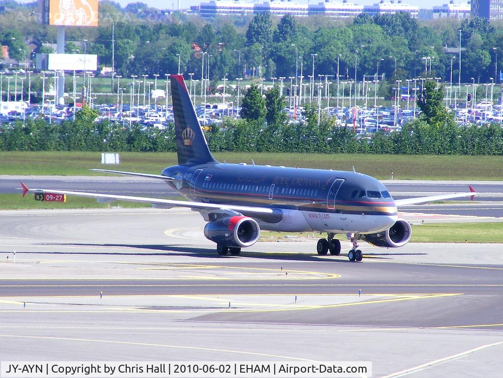 JY-AYN, 2009 Airbus A319-132 C/N 3803, Royal Jordanian