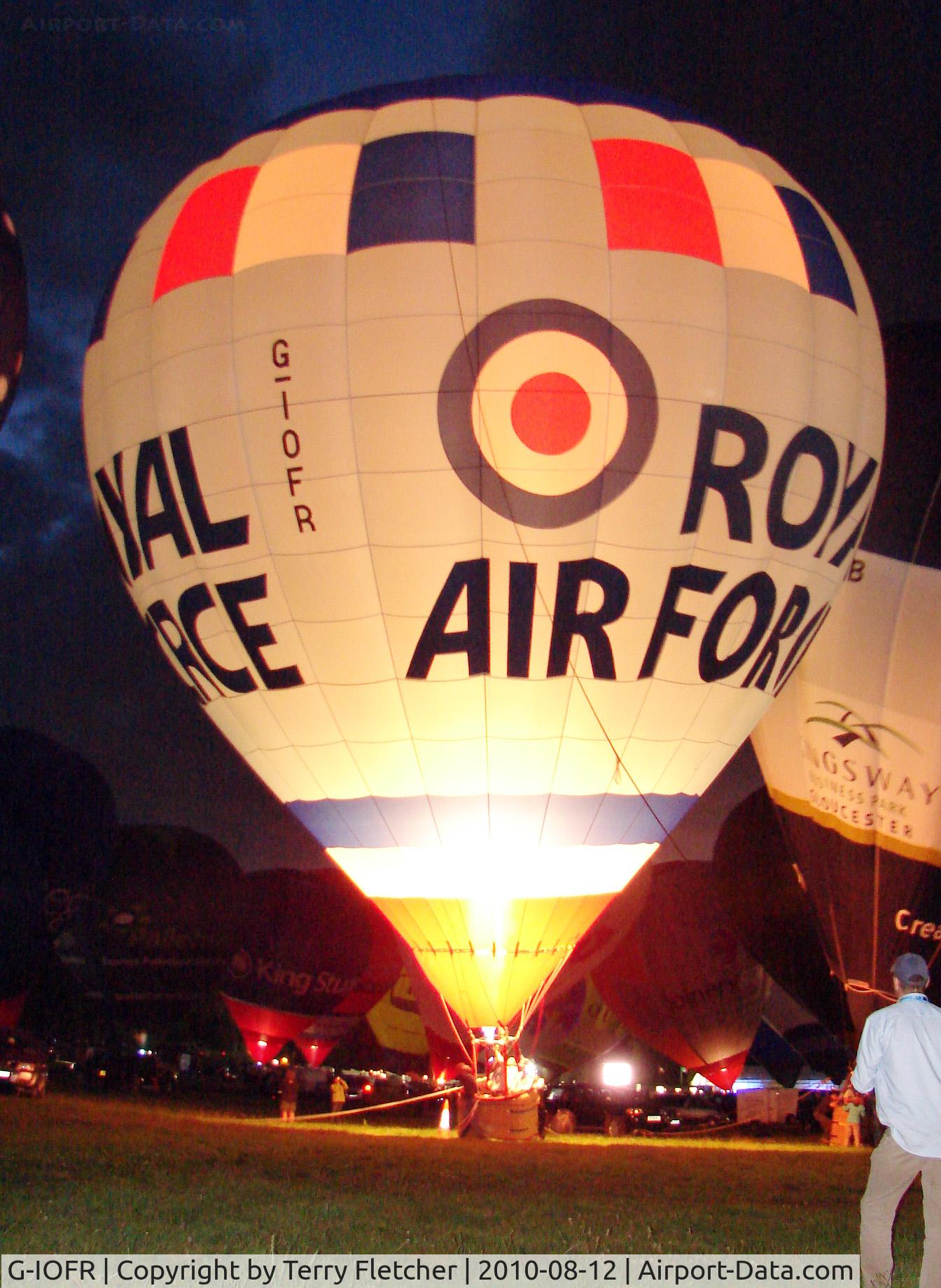 G-IOFR, 2005 Lindstrand Hot Air Balloons Ltd LBL 105A C/N 1041, 2005 Lindstrand Hot Air Balloons Ltd LBL 105A, c/n: 1041 of Royal Air Force at 2010 Bristol Balloon Fiesta