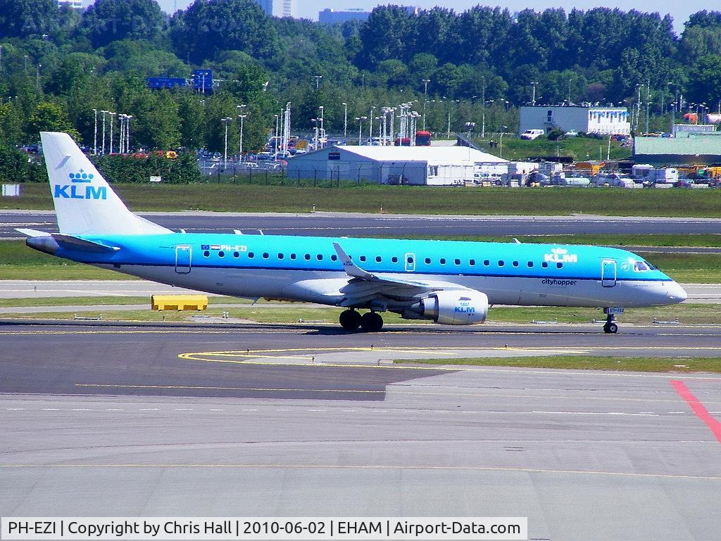 PH-EZI, 2009 Embraer 190LR (ERJ-190-100LR) C/N 19000322, KLM Royal Dutch Airlines
