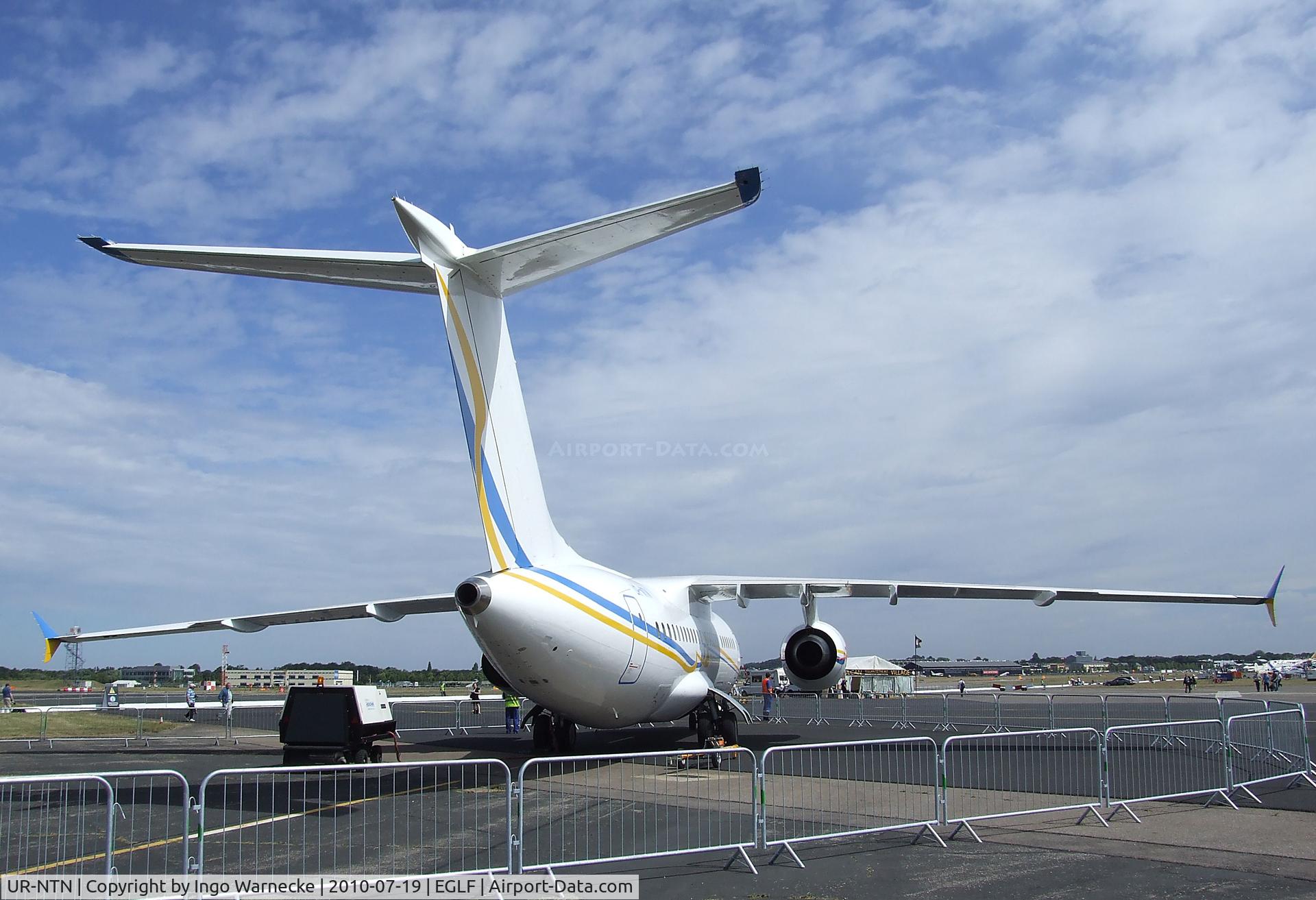 UR-NTN, Antonov An-158 C/N 01-01, Antonov An-158 at Farnborough International 2010