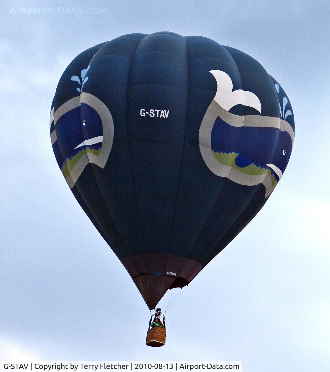 G-STAV, 1992 Cameron Balloons O-84 C/N 2913, 1992 Cameron Balloons Ltd CAMERON O-84, c/n: 2913 at 2010 Bristol Balloon Fiesta