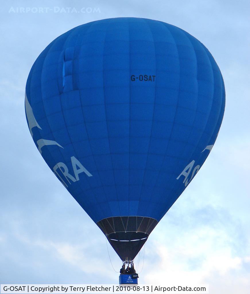 G-OSAT, 2004 Cameron Balloons Z-105 C/N 10564, 2004 Cameron Balloons Ltd CAMERON Z-105, c/n: 10564 at 2010 Bristol Baloon Fiesta