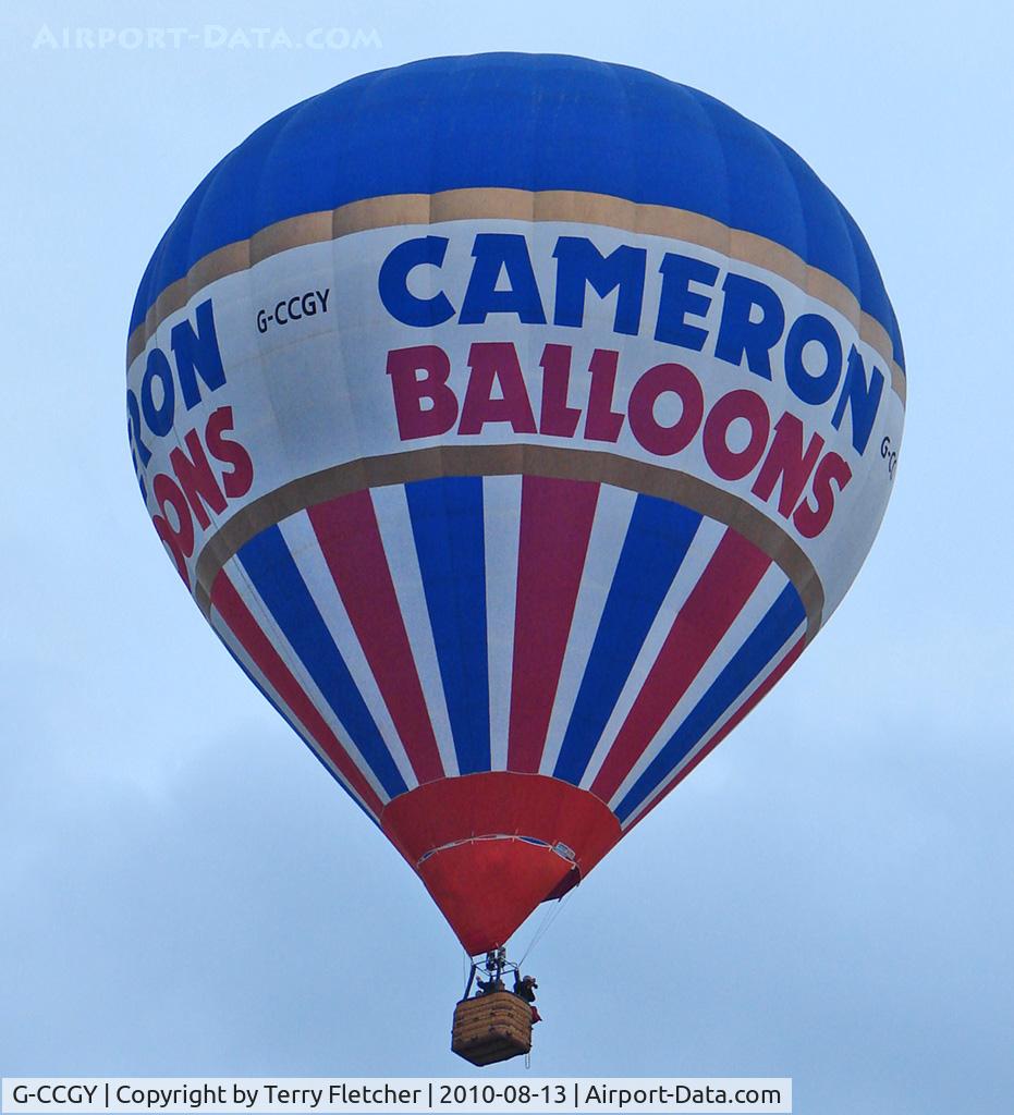 G-CCGY, 2003 Cameron Balloons Z-105 C/N 10422, 2003 Cameron Balloons Ltd CAMERON Z-105, c/n: 10422 at 2010 Bristol Balloon Fiesta