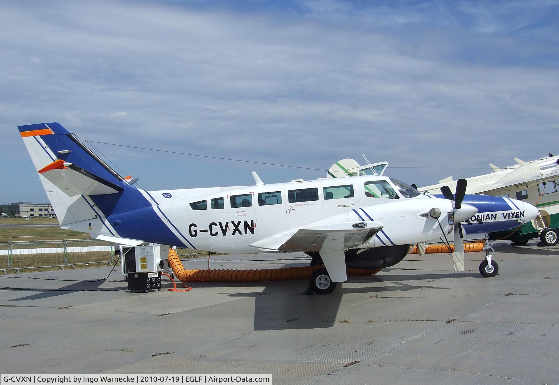 G-CVXN, 1991 Reims Cessna F406 Vigilant C/N F406-0064, Reims / Cessna F406 'Caledonian Vixen' at Farnborough International 2010
