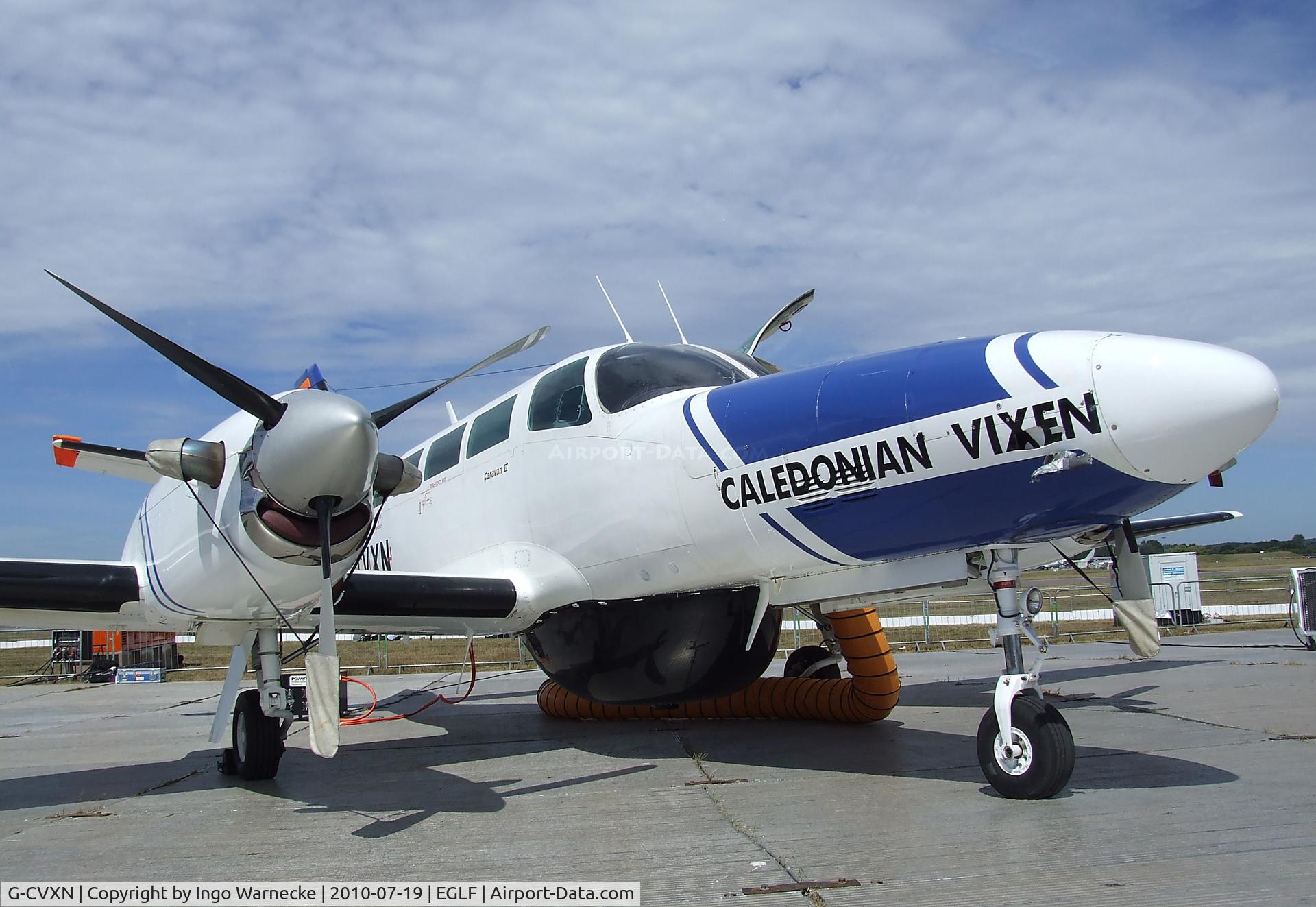 G-CVXN, 1991 Reims Cessna F406 Vigilant C/N F406-0064, Reims / Cessna F406 'Caledonian Vixen' at Farnborough International 2010