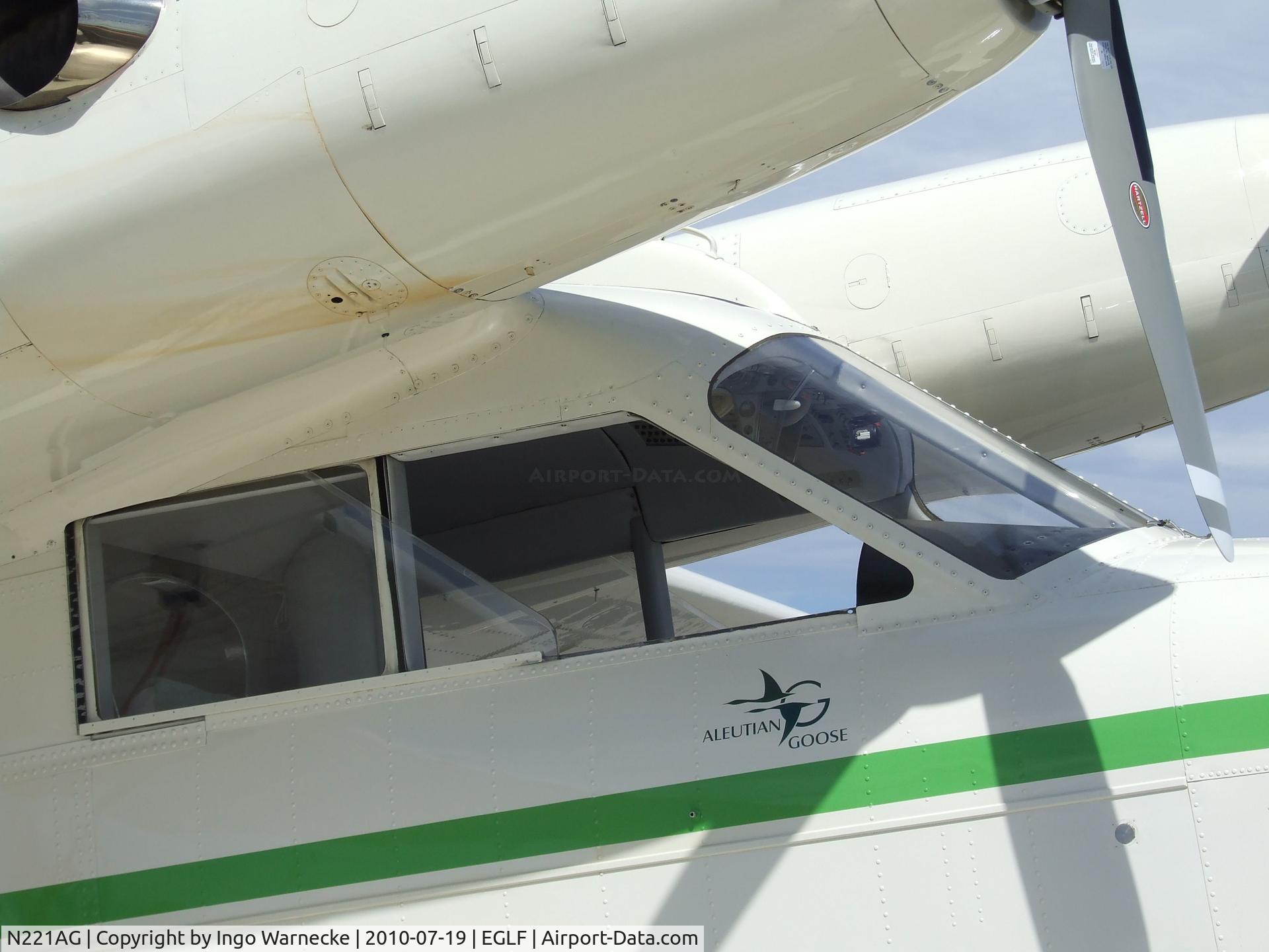 N221AG, 1944 McKinnon G21G C/N 1240, McKinnon / Triple S Aviation G.21G Aleutian Goose at Farnborough International 2010
